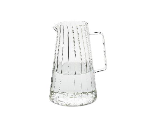 ANDREA HOUSE MS25011 Jarra Vidrio Stripes 1L Ø12,5X20Cm