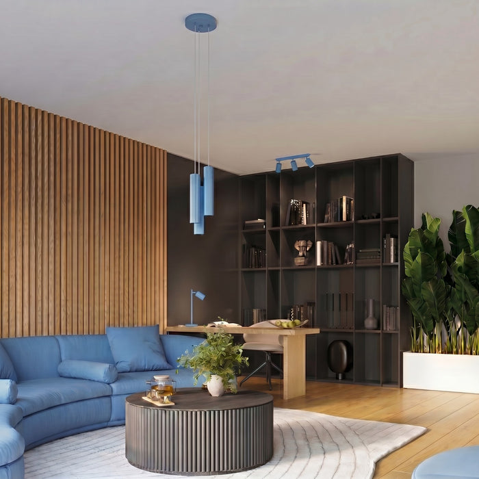 SOLLUX SL.2382 Plafón KARBON 4L azur