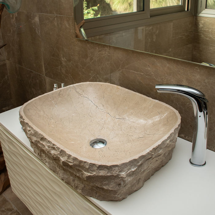 FORZINI FZ-BG/VB-MB-101 DIANA Lavabo de mármol Beige