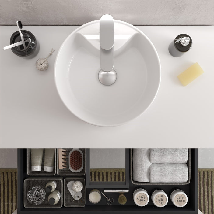 SALGAR KIRA Mueble+Lavabo LISBOA Color Blanco Mate