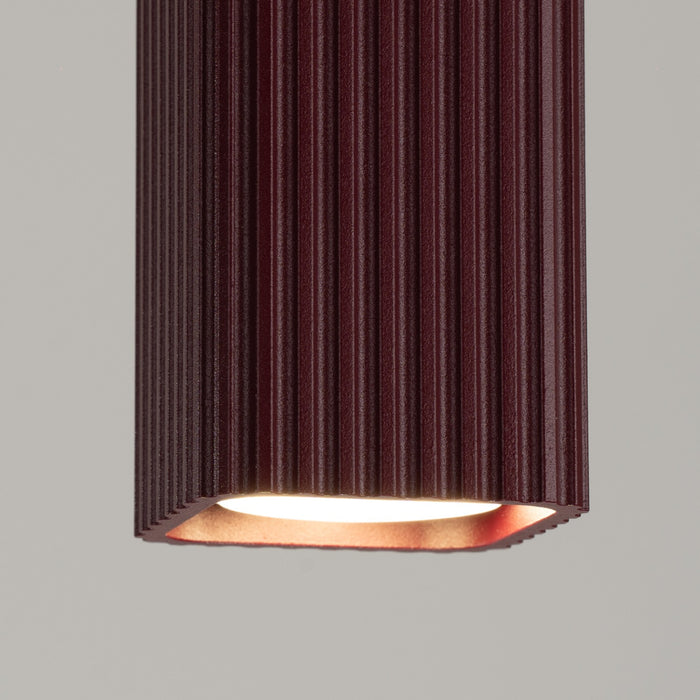 SOLLUX SL.3219 Lámpara De Techo Rayo 10 Burdeos