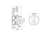 ROCA A5A2E09NM0 T-1000 Round Grifo Termostático Empotrable para Baño Negro Titanio Cepillado