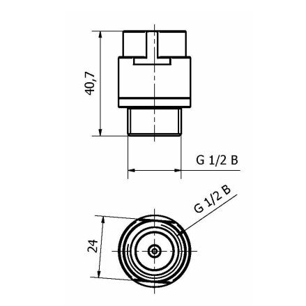 GENEBRE 1675 04 05 Limitador Caudal Agua 5.L