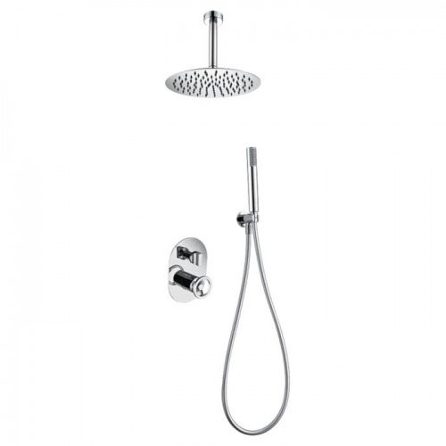 IMEX GTV038 VESUBIO Conjunto de Ducha Empotrado Monomando Cromo