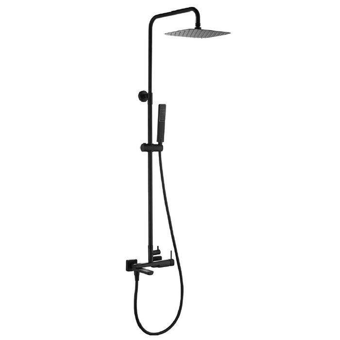 IMEX BDF065-B/NG FIRENZE-SASSARI Monomando Conjunto Baño Ducha Negro Mate