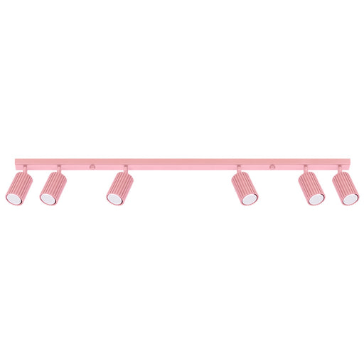 SOLLUX SL.1938 Plafón Karbon 6L Rosa