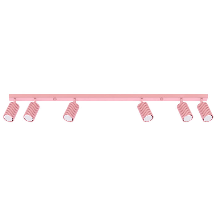 SOLLUX SL.1938 Plafón Karbon 6L Rosa