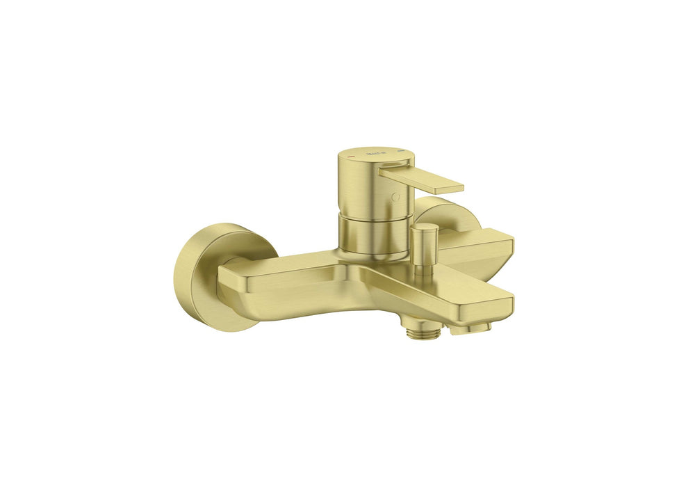 ROCA A5A025FVA0 TARGA Grifo Monomando para Baño-Ducha con Inversor Automático Oro Cepillado