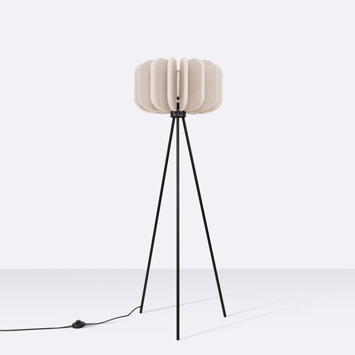 SOLLUX SL.1863 Lámpara de pie MULA 45 beige beige/negro