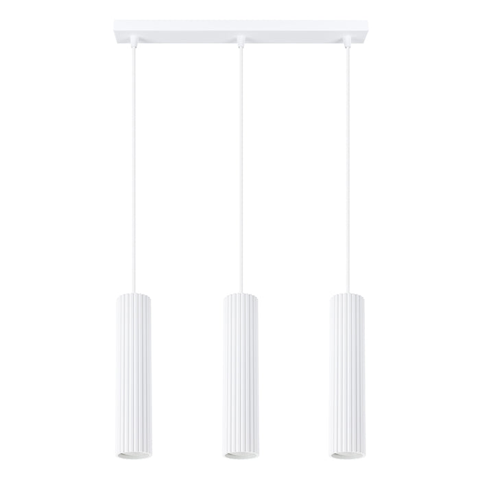 SOLLUX SL.1537 KARBON Lámpara Colgante 3l Blanca