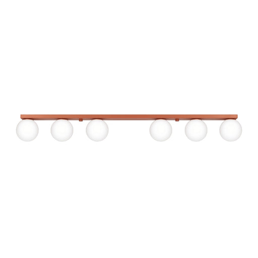 SOLLUX SL.2248 Plafón Yoli 6 Ocre Rojo