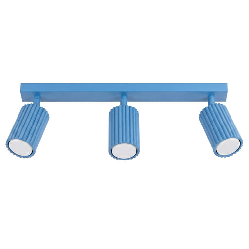 SOLLUX SL.2380 Plafón Karbon 3L Azul Claro