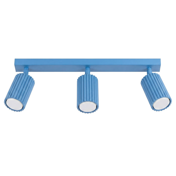 SOLLUX SL.2380 Plafón Karbon 3L Azul Claro