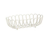 ANDREA HOUSE AX71060 Centro Mesa Metal Blanco 28,5X15X9