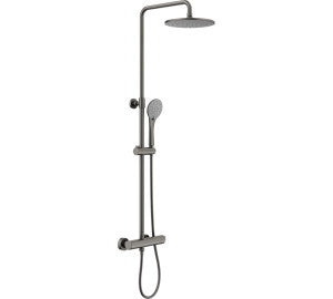 GENEBRE CM69110 34 52 KLOE Columna Monomando Extensible Acero Cepillado
