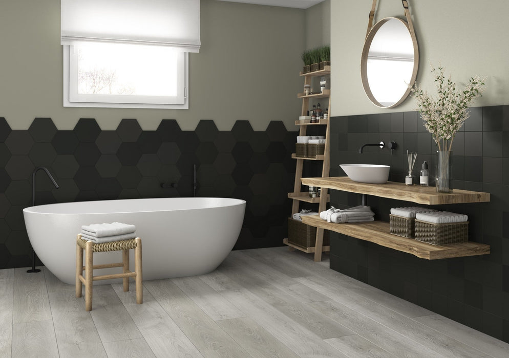 DUNE 188292 CLICK&FLOOR ROBLE Gris 22.8x184.2 cm