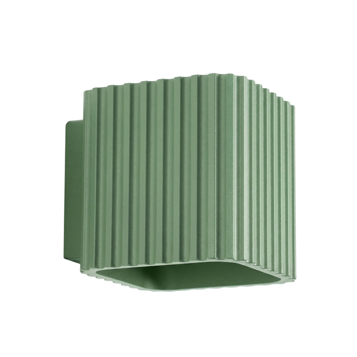 SOLLUX SL.3112 Lámpara De Pared Riff Verde Salvia G9
