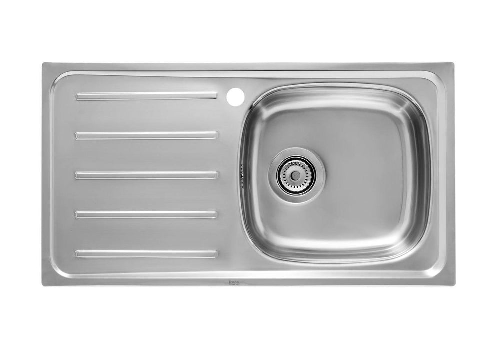 ROCA A870H40901 E-90 Fregadero Con Escurridor Izquierda Montaje Sobremueble