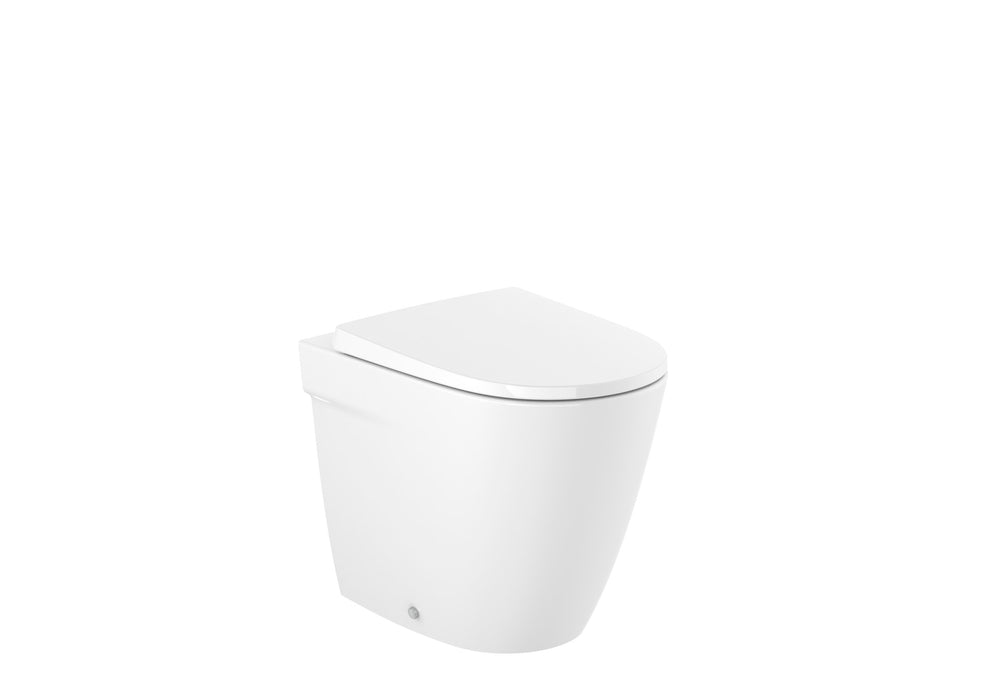 ROCA A347687000 ONA Inodoro Rimless Para Tanque Alto o Cisterna Empotrada Blanco