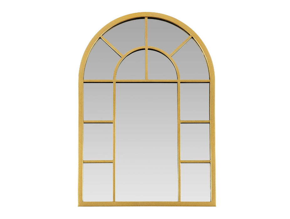 ANDREA HOUSE AX21562 Espejo Pared Arco Metal Dorado 80x56x2.5 CM