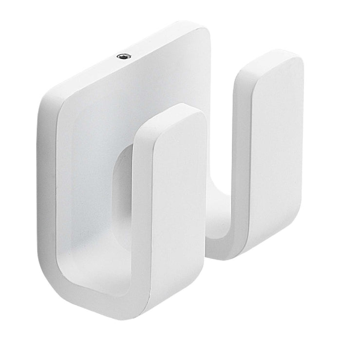 GEDY 32282200000 Percha Doble Blanco Mate