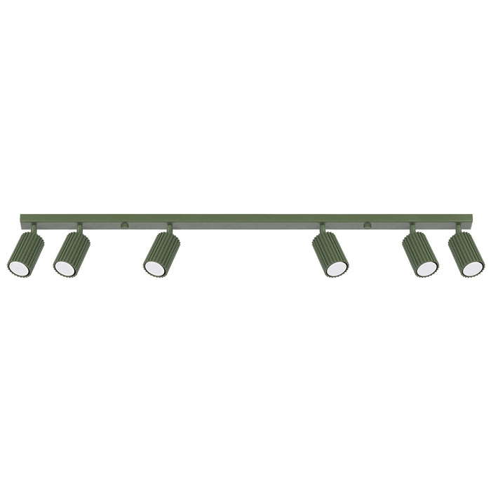 SOLLUX SL.1623 KARBON Lámpara De Techo 6l Verde Oliva