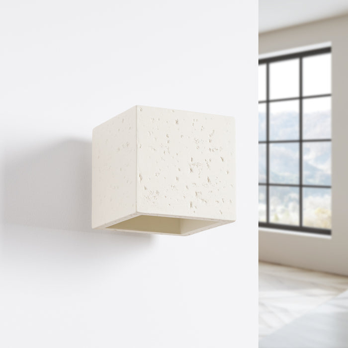 SOLLUX SL.1844 Aplique QUAD hormigón beige beige