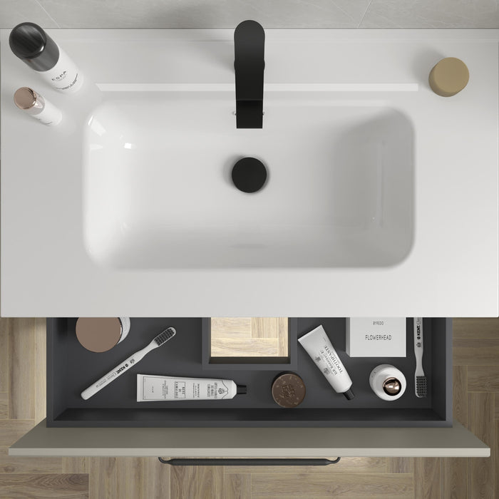 SALGAR 121798 RUNA Mueble+Lavabo IBON 120cm Gris mate