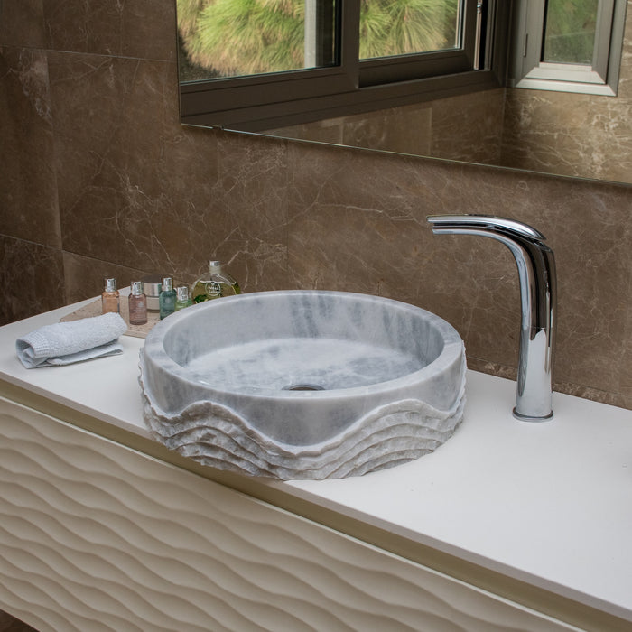 FORZINI FZ-GR/ZG-MB-110 LIBERA Lavabo de mármol Gris