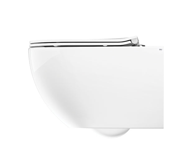 OLI 888231+888360 LAKE Inodoro Suspendido Rimless con Asiento Fijaciones Ocultas Blanco