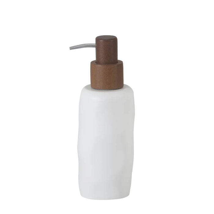 Andrea House BA74074 Dispensador De Baño Blanco De Resina