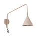 SOLLUX SL.2497 Aplique Nox 1 Taupe Con Interruptor
