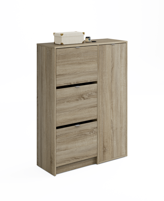 MUEBLES PITARCH Zapatero Botero Trevi Roble Cambrian
