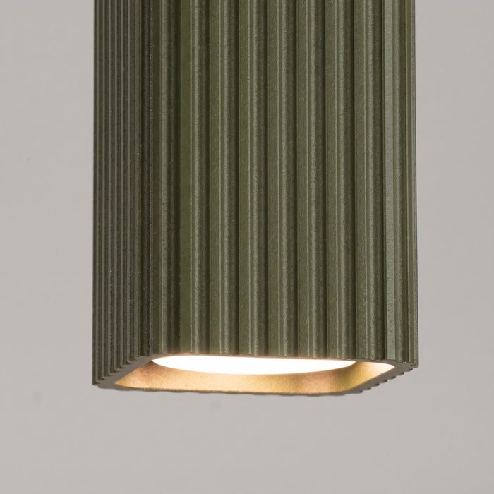 SOLLUX SL.3177 Lámpara De Techo Rayo 10 Verde Oliva