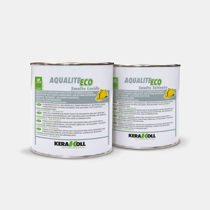 KERAKOLL 07845 AQUALITE ECO SMALTO SATIN A 001 BLANCO 14 l