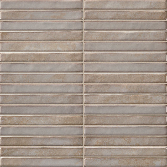 LA PLATERA PENCIL RAKU GREY 35x35 Azulejo Pasta Blanca