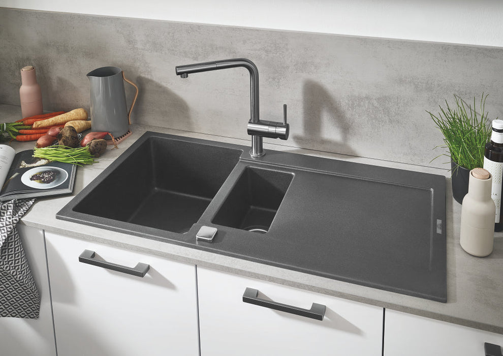 GROHE 32 168 000 MINTA Grifo Monomando Fregadero Extraíble Recto Cromo