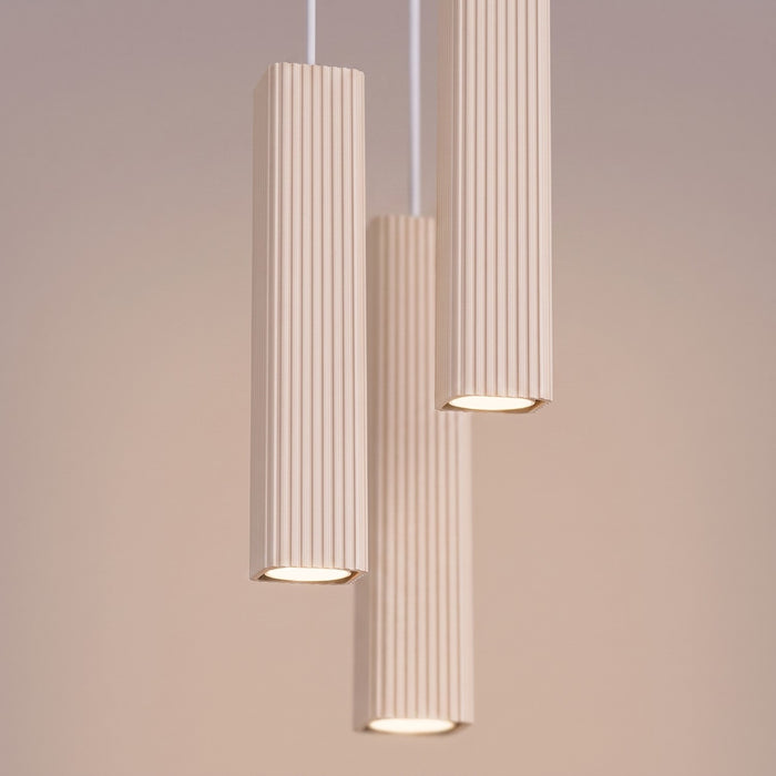 SOLLUX SL.3129 Lámpara Colgante Rayo 3P Beige
