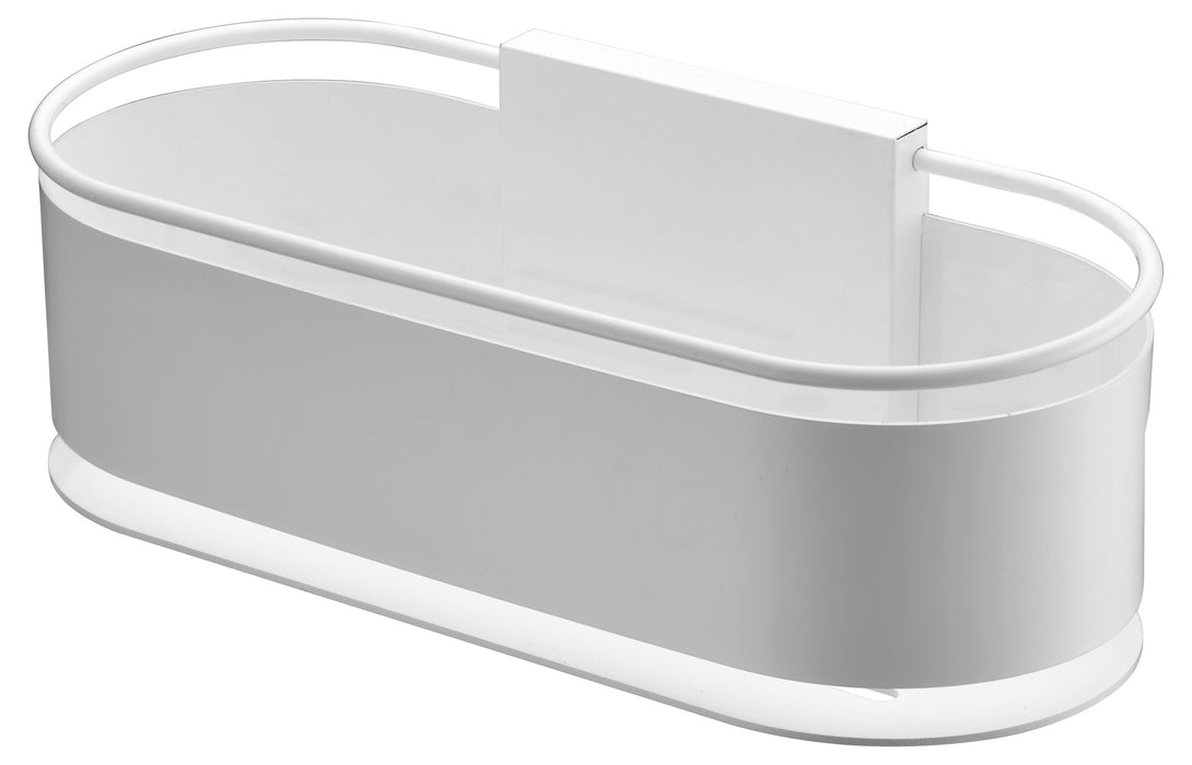 IMEX ADN008/BL ANGA Jabonera Frontal Blanco Mate