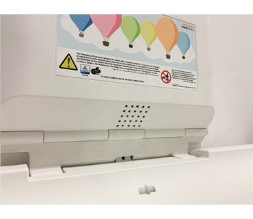 MEDICLINICS CP0016VCSB-I BABYMEDI Cambia Pañales Inox Negro Vertical con Ionizador