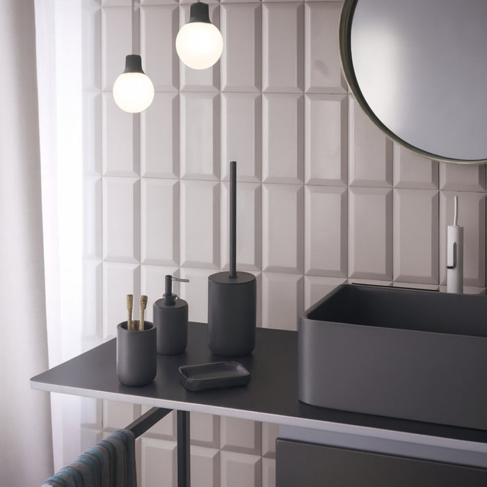 GEDY YL338100000 YLENIA Escobillero de suelo gun metal
