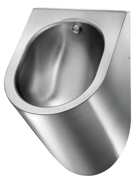 MEDICLINICS SNU128CS Urinario Antivandálico Acero Entrada Agua Horizontal