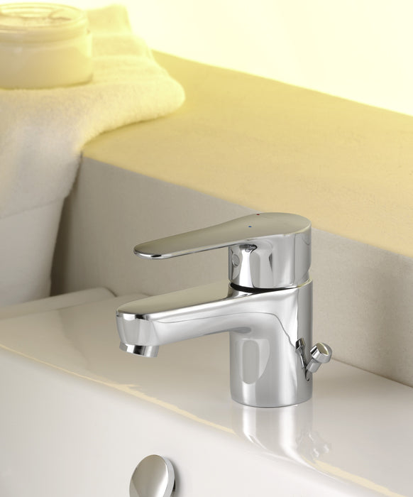 JACOB DELAFON E16027-4D-CP JULY Monomando Lavabo C Desagüe Automático