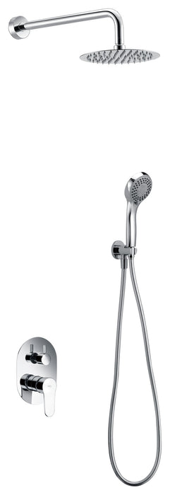 IMEX GPE005 OSLO Conjunto de Ducha Empotrado Monomando Cromo