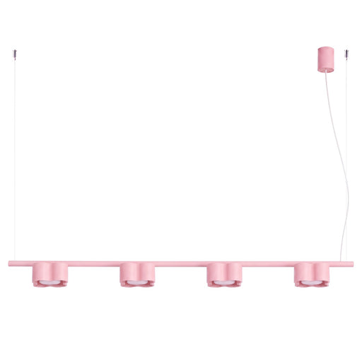 SOLLUX SL.3398 Lámpara De Araña Ovio 4 Rosa Gx53