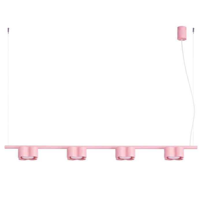 SOLLUX SL.3398 Lámpara De Araña Ovio 4 Rosa Gx53