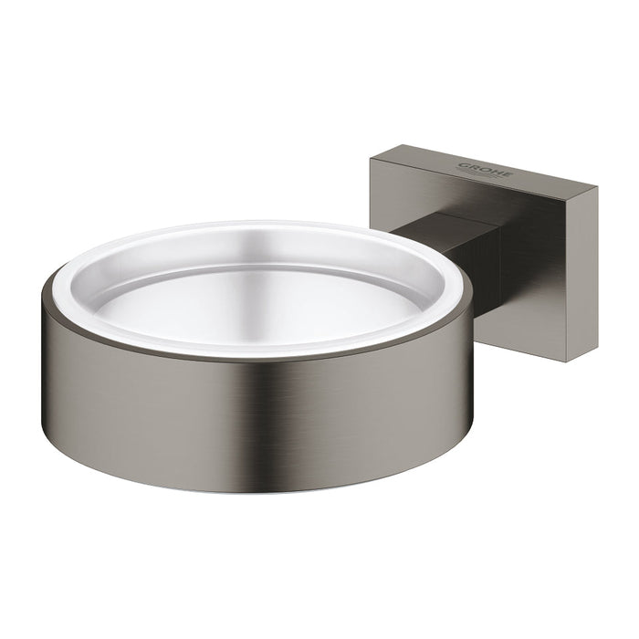 GROHE 40 508 AL1 ESSENTIALS CUBE Soporte Grafito Cepillado