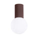 SOLLUX SL.2398 Plafón Halo Marrón Ip44