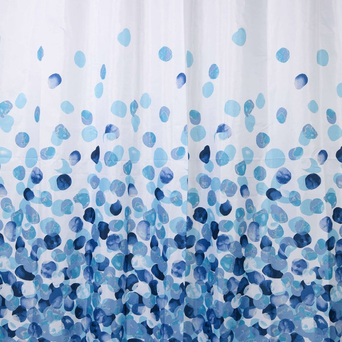 GEDY TTE13651800 Cortina 180X200 cm Blanco-Azul