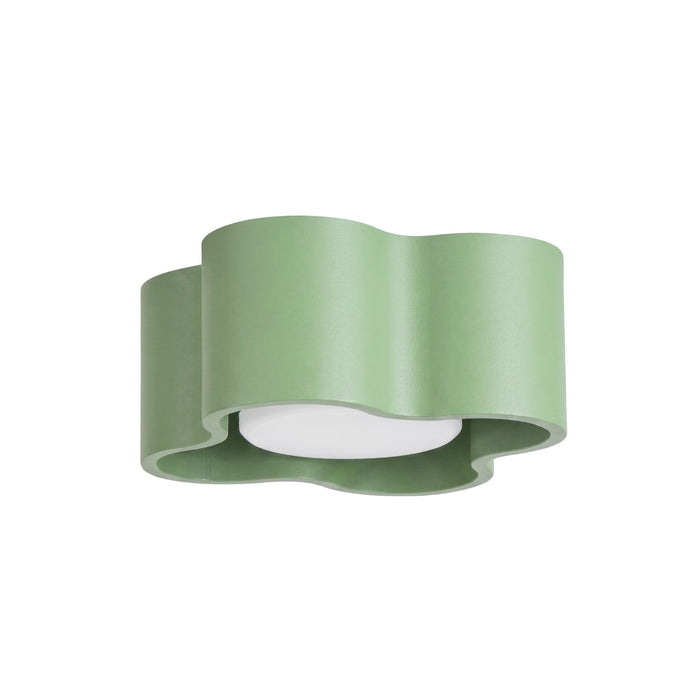 SOLLUX SL.3410 Lámpara De Techo Ovio 1 Verde Salvia Gx53